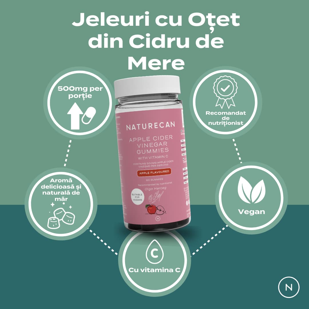 jeleuri din otet de mere