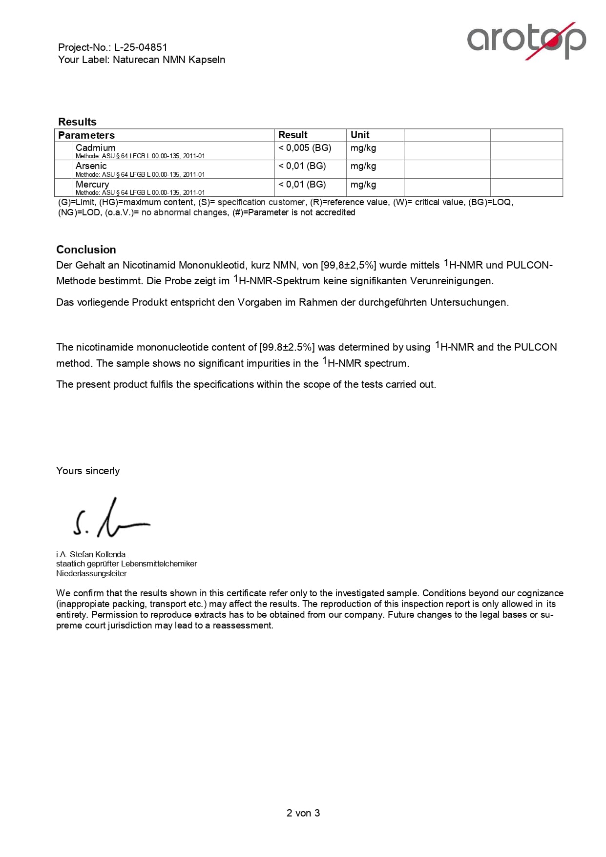 testarea independentă nmn