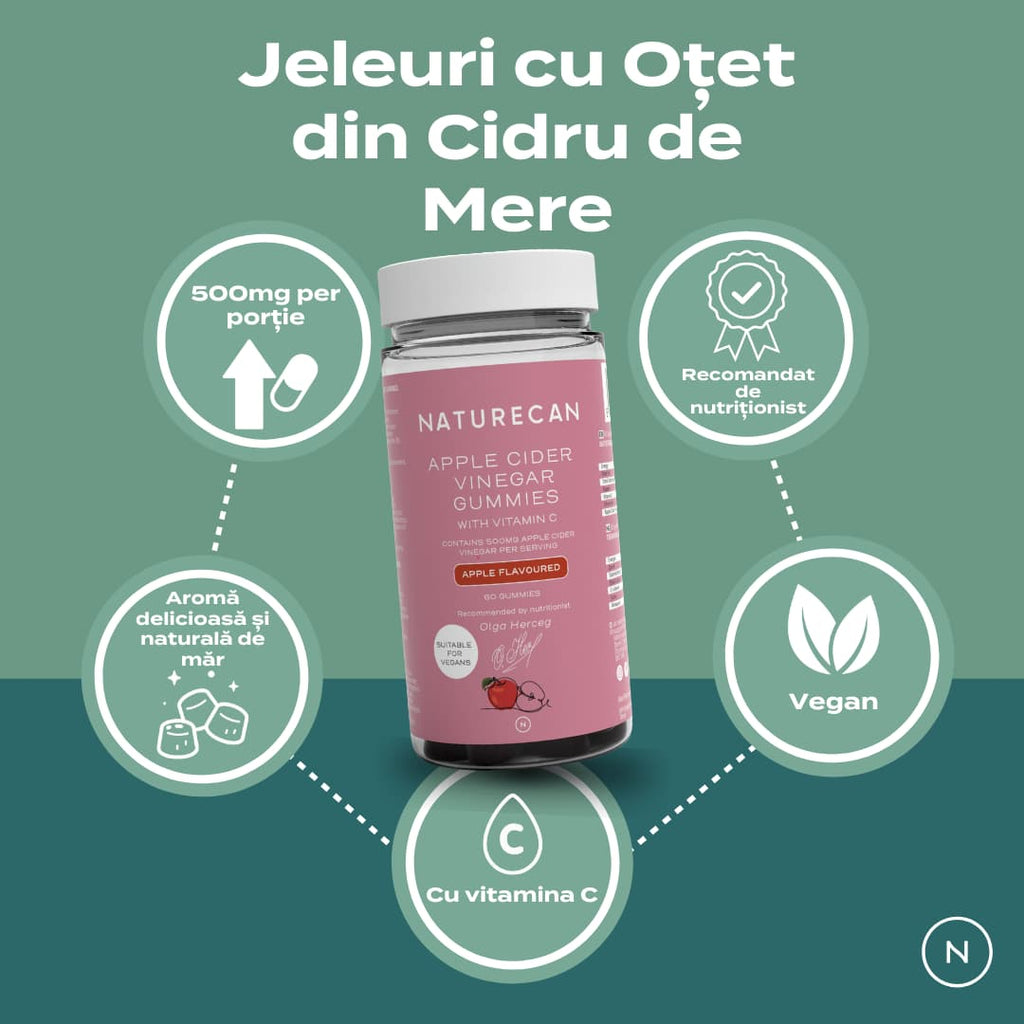 jeleuri din otet de mere