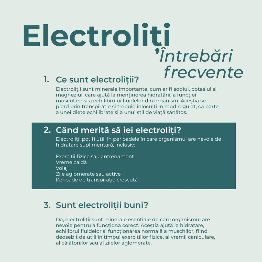 care este cel mai bun electrolit