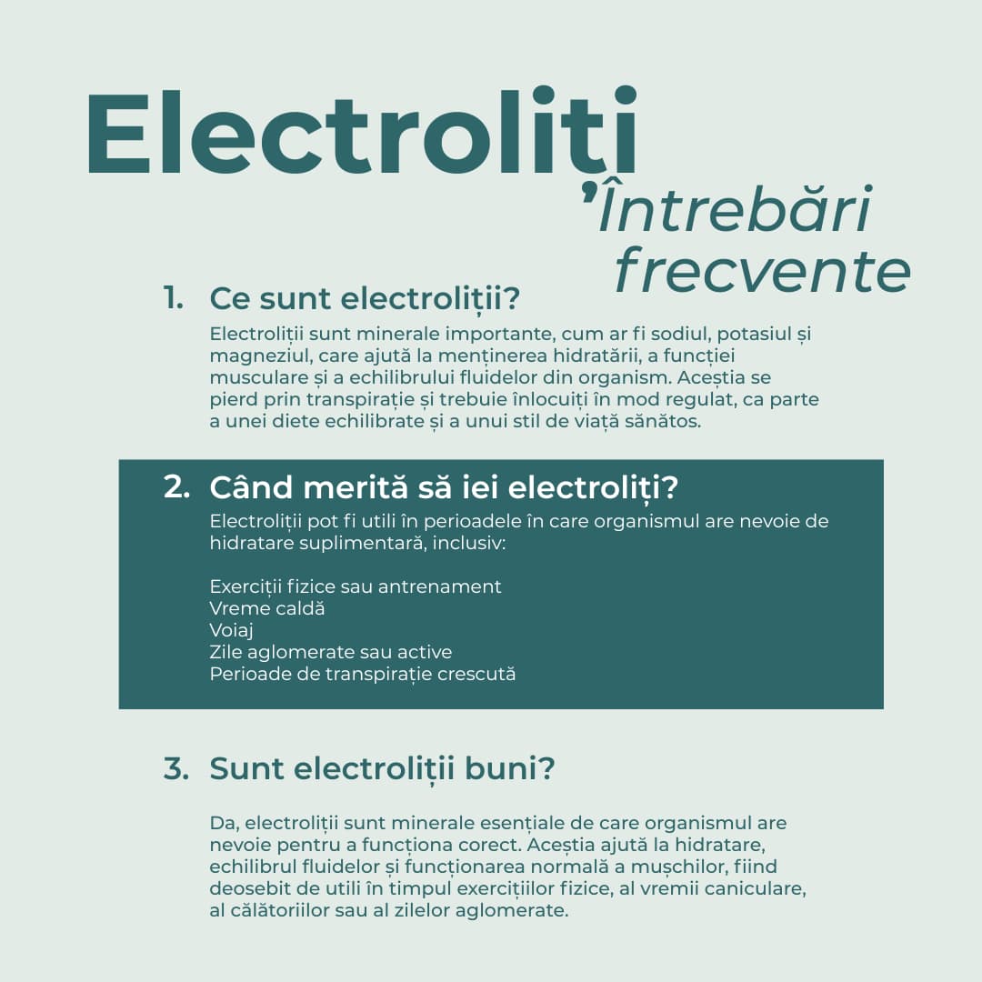 care este cel mai bun electrolit