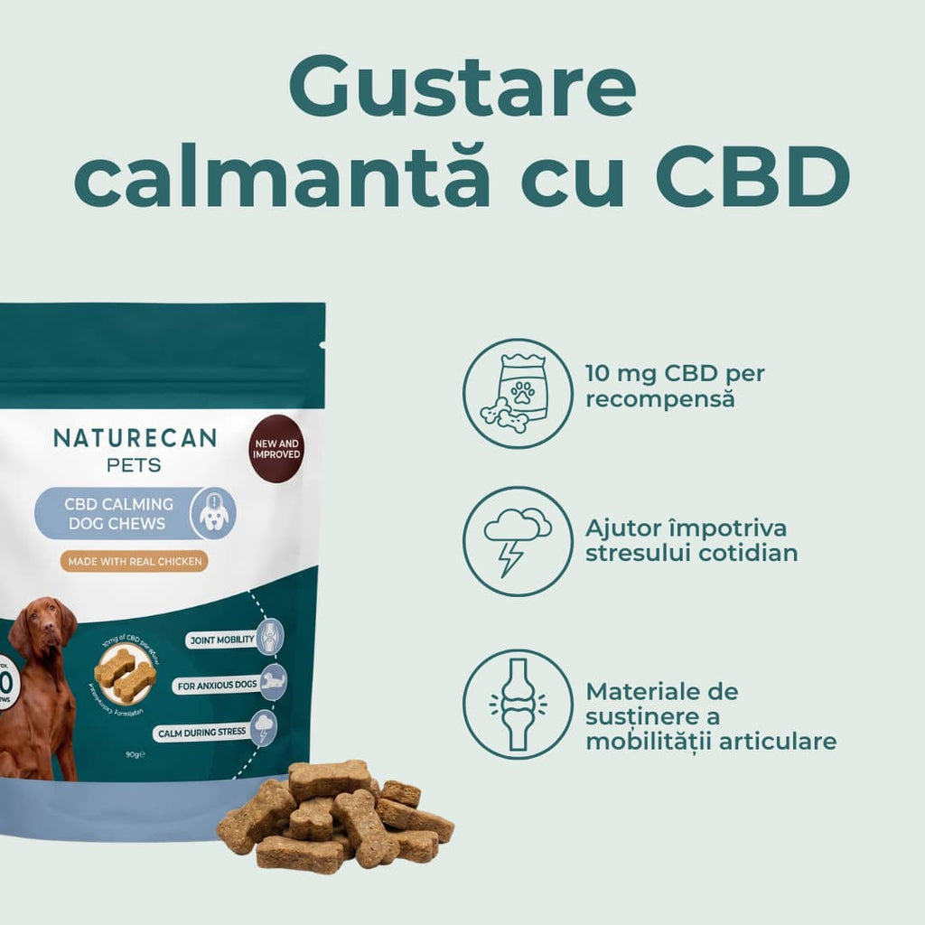 Recompense CBD Calmantă Pentru Câini