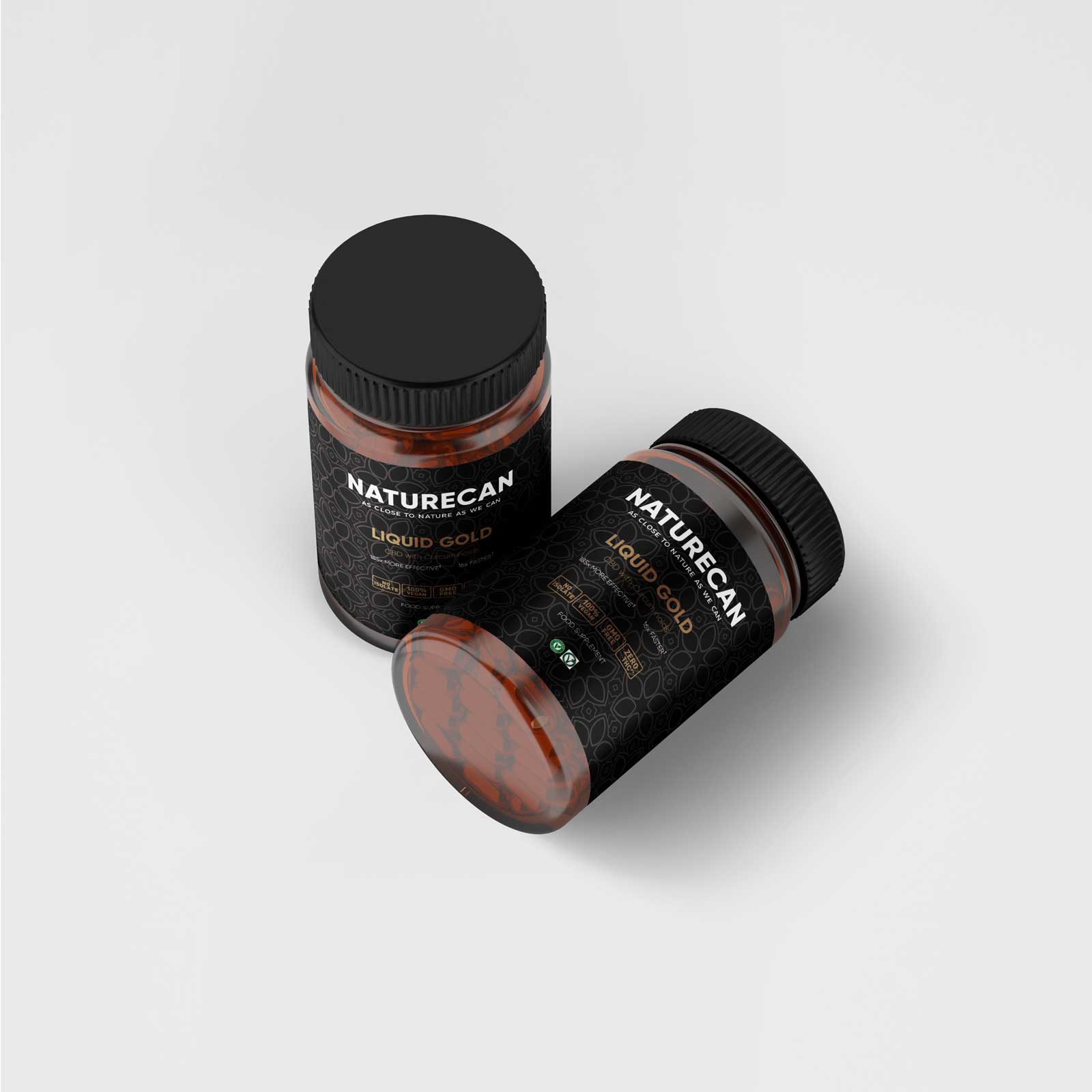Liquid Gold CBD z kurkuminoidami Naturecan