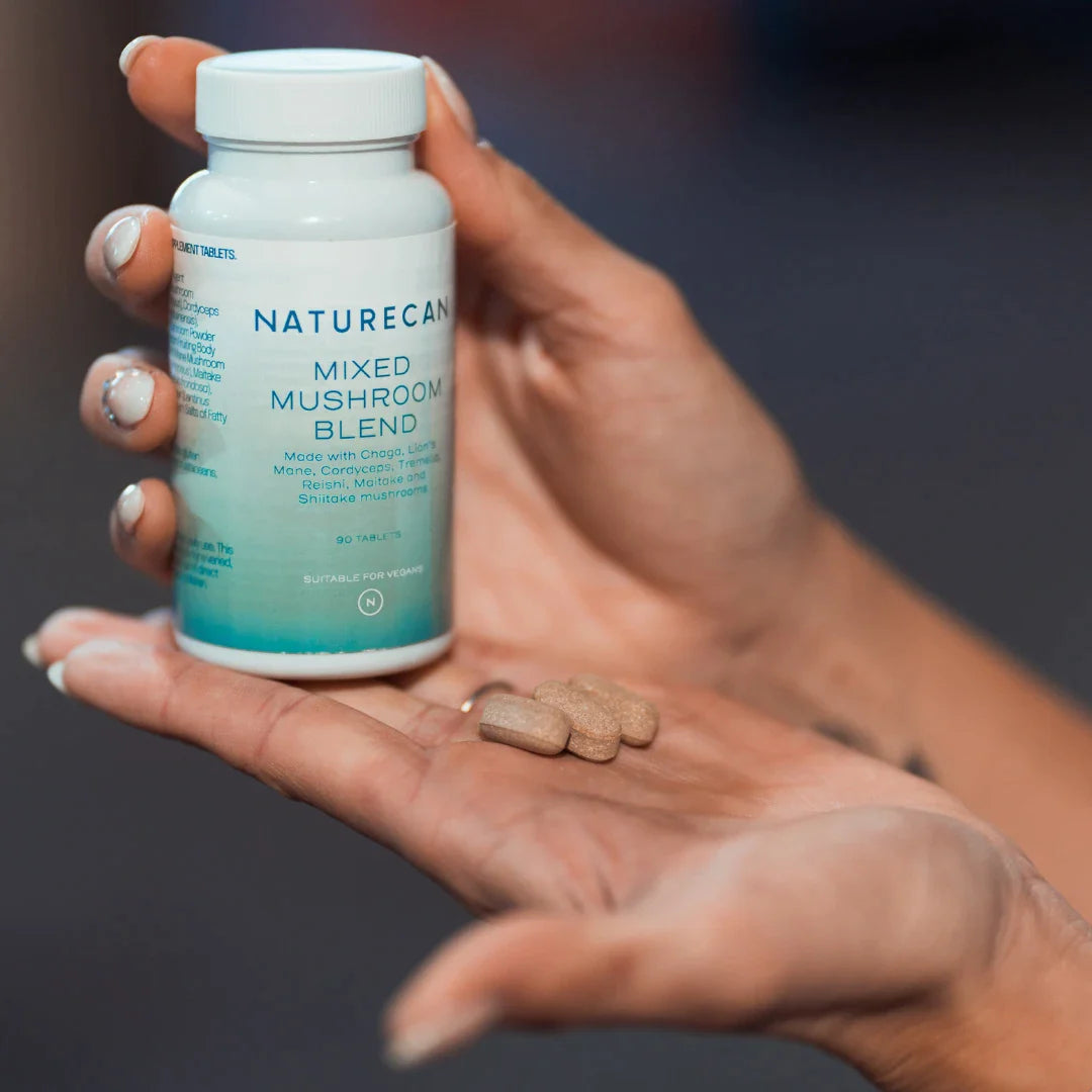 tablete din extract de ciuperci